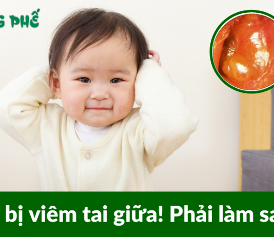 Trẻ bị viêm tai giữa